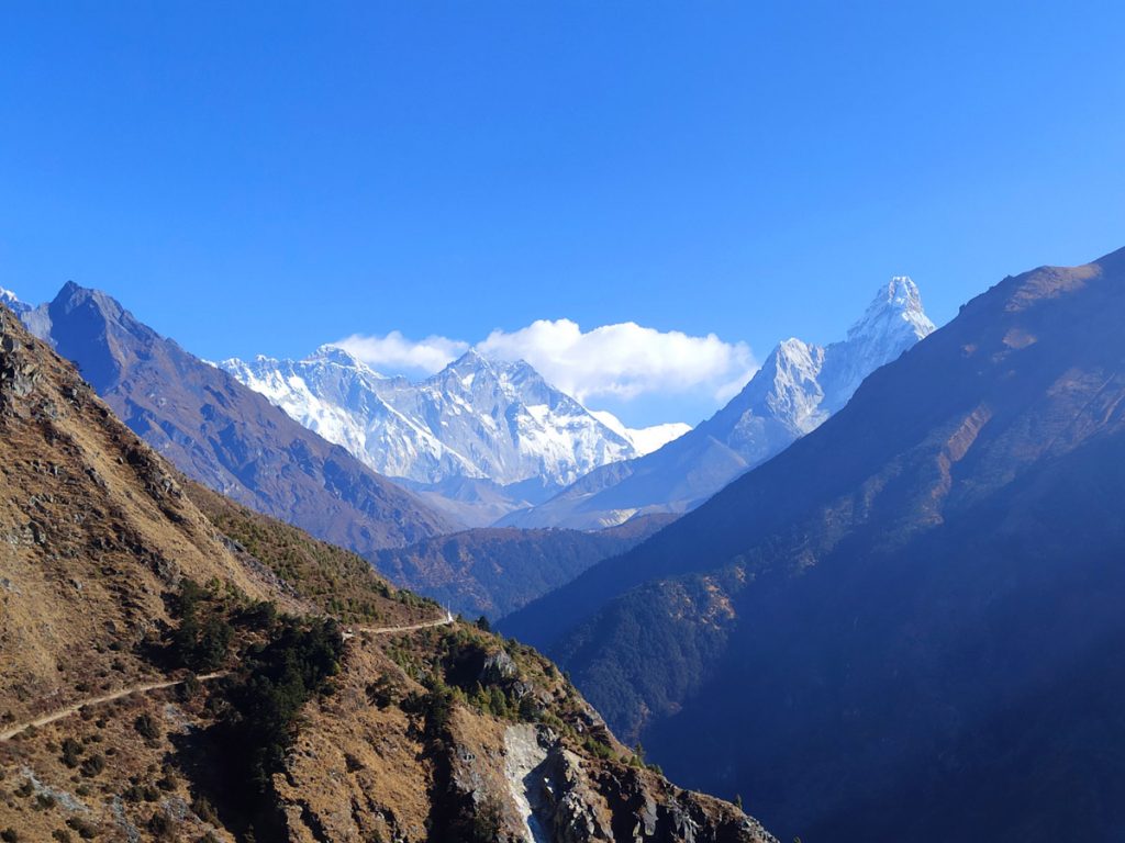 Himalayan views during Everest Base Camp Trek