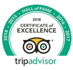 Trip Advisor - Certificate of Excellence 2018
